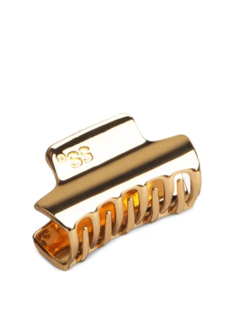 Sister’s Aroma logo-engraved polished hair clip Gold 4820227783700EU