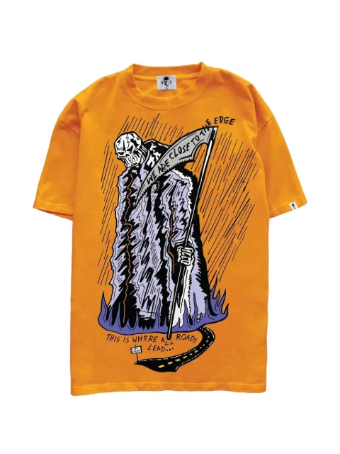 Warren Lotas The Edge graphic-print T-shirt Orange WL009