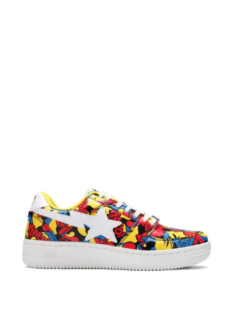A BATHING APE® Bapesta Low M1 Medicom Toy sneakers Red 1G73191912