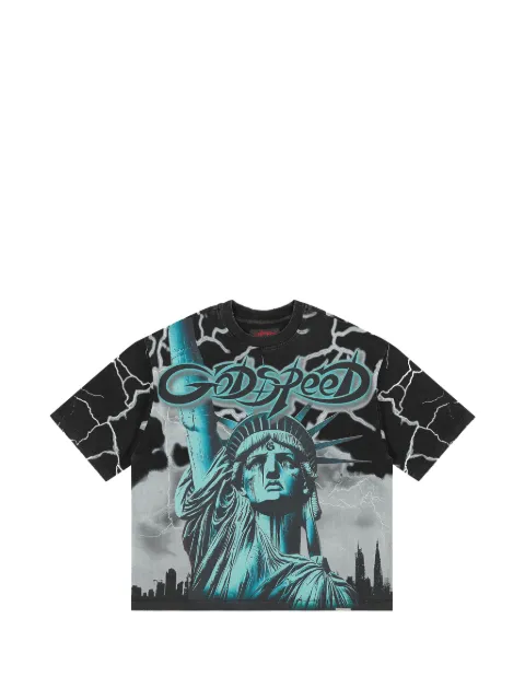 GODSPEED Voltage graphic-print t-shirt Black GS185