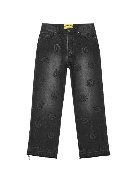 GODSPEED Infinity V2 logo-print jeans Black GS181
