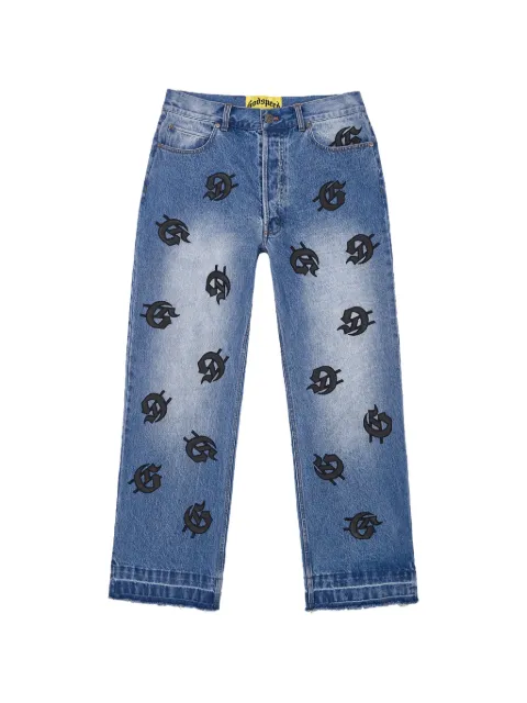 GODSPEED Infinity V2 logo-patch jeans Blue GS182