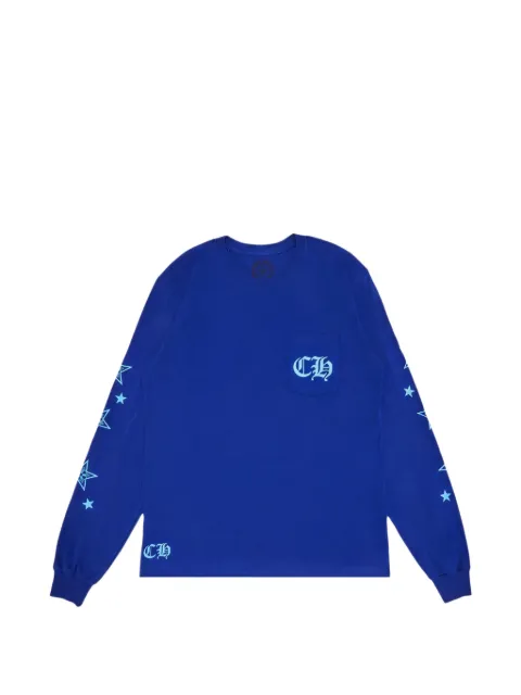 Chrome Hearts long-sleeve sweatshirt Blue CHRM1148