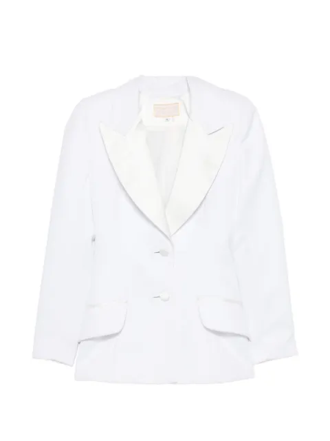 MITILIANE COUTURE peak-lapel blazer White 1075
