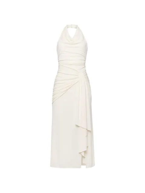 Cinq A Sept Kaia ruched draped dress Neutrals ZD34832741ZIVO