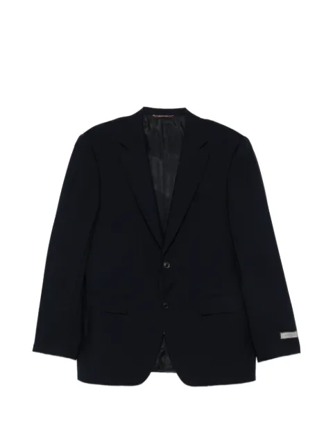 Canali notched-lapel single-breasted blazer Blue CX05534E12280