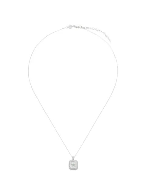 Missoma May Birthstone necklace Silver BSHSN1CH2