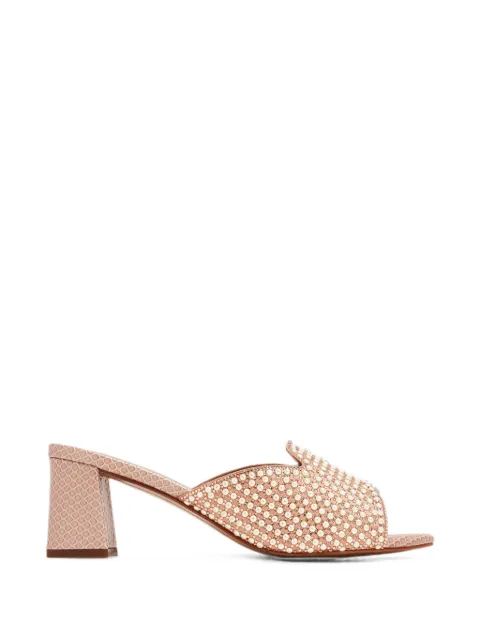NICOLI Remus snakeskin-effect sandals Pink REMUS
