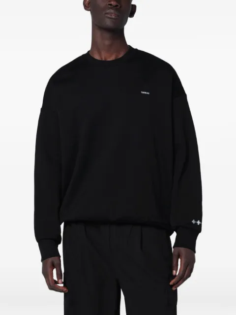 Tatras Tatras logo-print drop-shoulder sweater Black MJXA0047063588CO