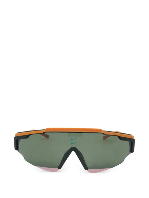Nike Marquee Edge geometric-frame sunglasses Orange FN0295