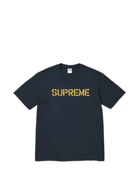 Supreme Hard logo-print T-shirt Blue SU27446