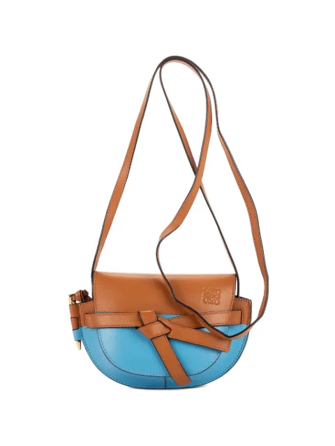 Loewe Pre-Owned Gate leather corssbody bag Blue 521929