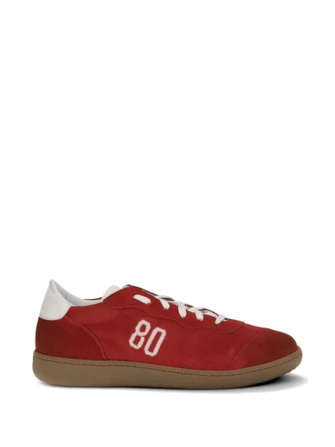 BE980 Harvard 1 logo-embroidered suede sneakers Red HARVARD1