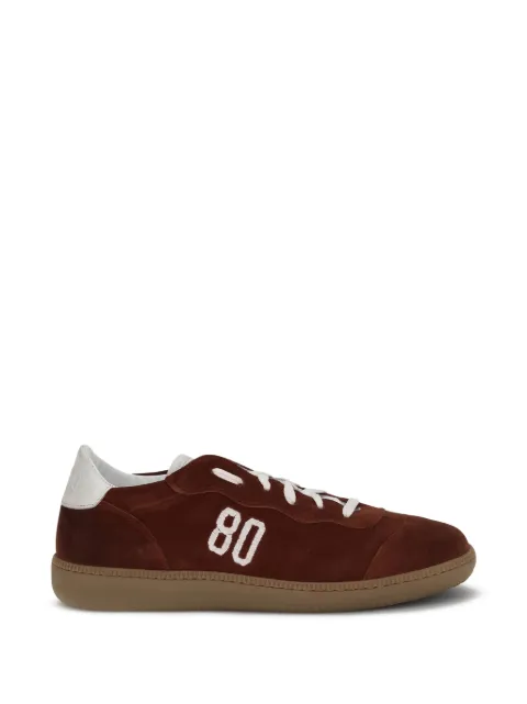 BE980 Harvard 1 logo-embroidered suede sneakers Red HARVARD1