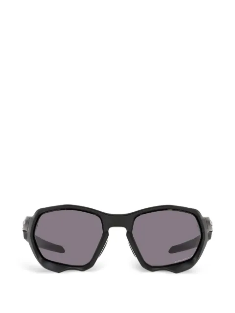 Oakley Plazma polarized geometric-frame sunglasses Black OO9019