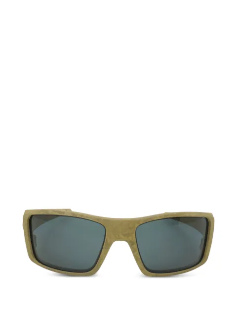 Oakley Heliostat polarized rectangle-frame sunglasses Neutrals OO923117