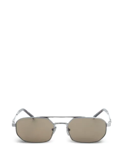 Prada Eyewear geometric-frame sunglasses Silver 0PRD53S