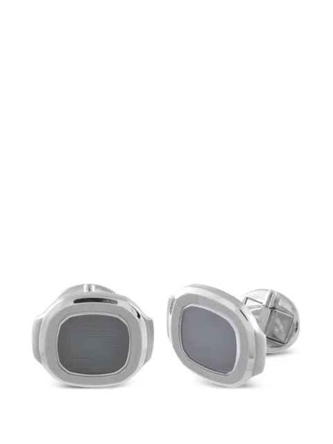 Patek Philippe Pre-Owned Aquanaut dial-pattern cufflinks Silver PP05040926