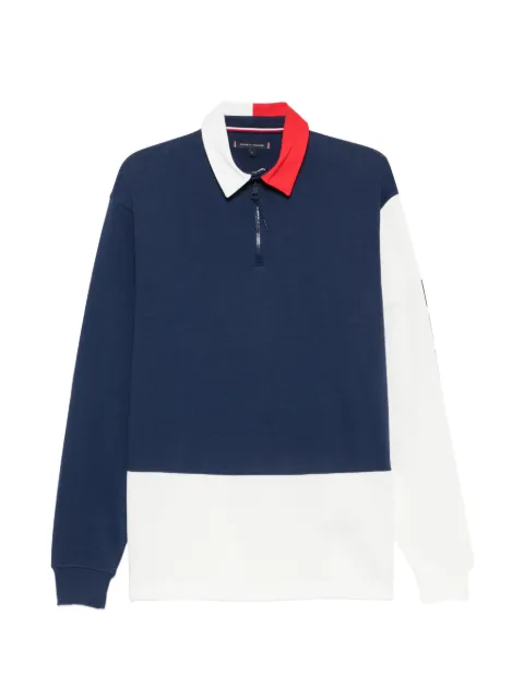 Tommy Hilfiger long-sleeve quarter-zip polo shirt Blue MN0MN00032