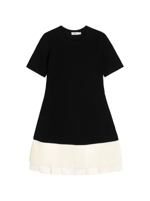 SIMKHAI Lorin pleated T-shirt dress Black 5251151B