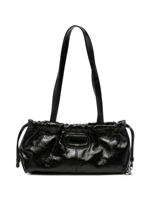 Maje patent leather shoulder bag Black MFASA01443