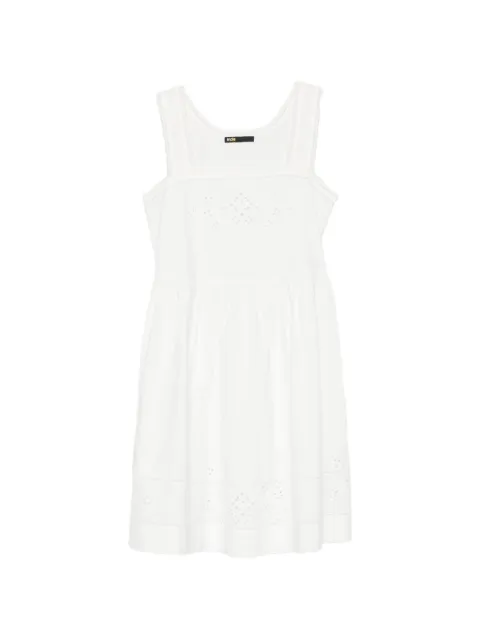 Maje short dress with lace trim White MFPRO04885