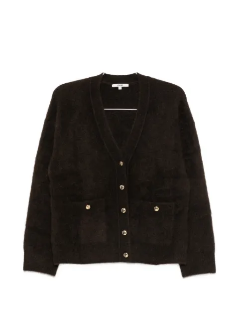 Maje button-front V-neck cardigan Brown MFPCA00756
