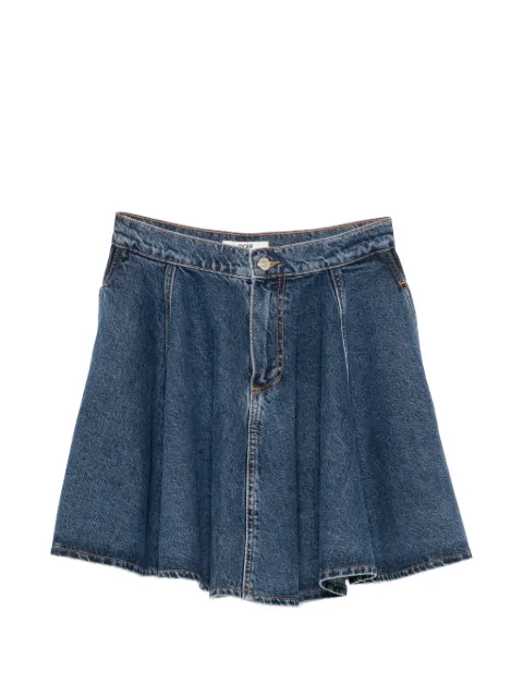 Maje flared mini denim skirt Blue MFPJU01711