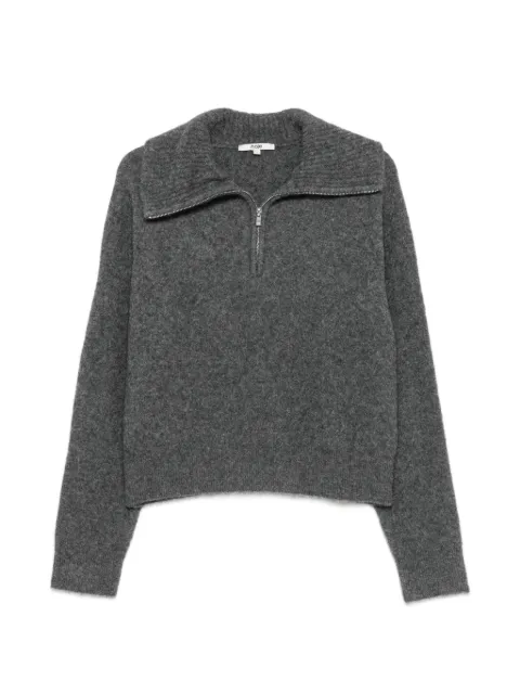 Maje half-zip high-neck sweater Grey MFPPU01067