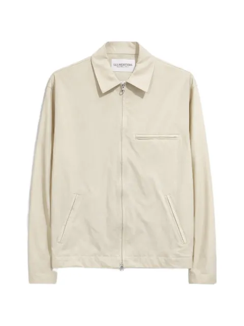 LES HÉRITIERS Work Tech zip-up jacket White WORKTECHJACKET