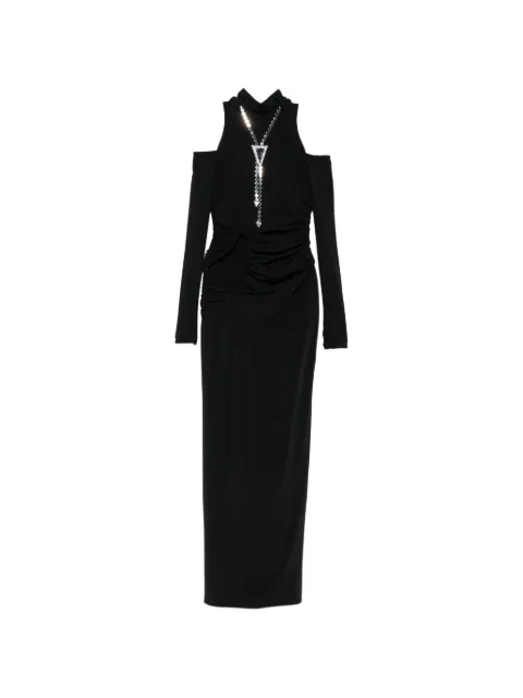 MITILIANE COUTURE cut-out maxi dress Black 5240