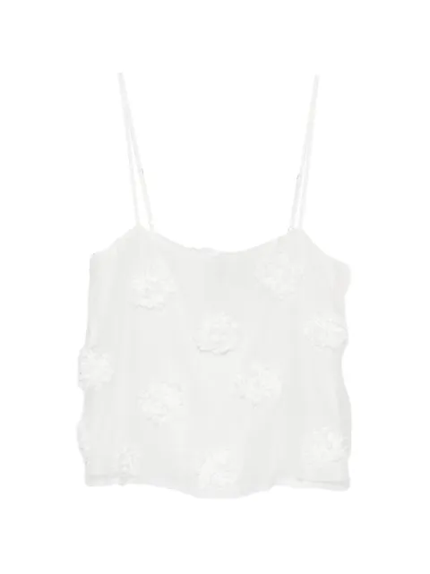 HERSKIND Frida floral-texture top White 5971278