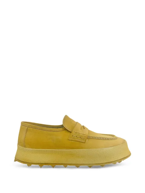 Shoto platform spiked loafers Yellow 9803