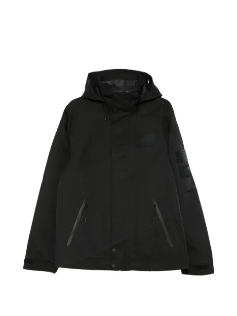 Tommy Hilfiger x US Sail GP logo-patch hooded jacket Black MN0MN00040