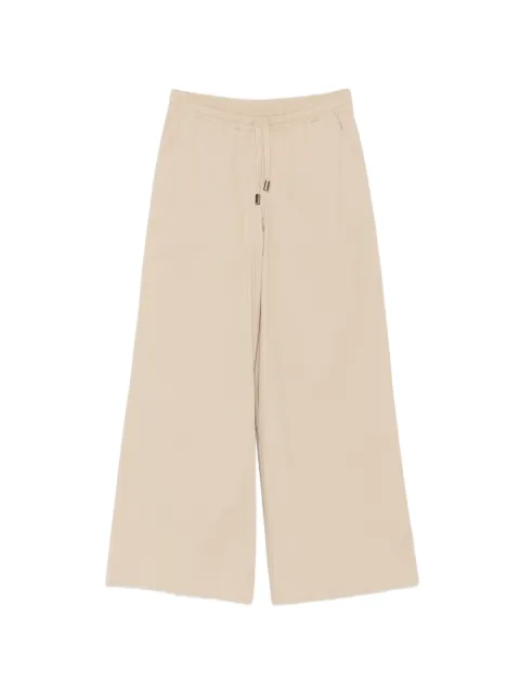 Fedeli drawstring-waist wide-leg trousers Neutrals TD000074
