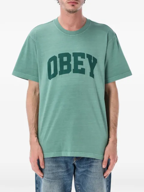 Obey Collegiate T-shirt Green 131080379