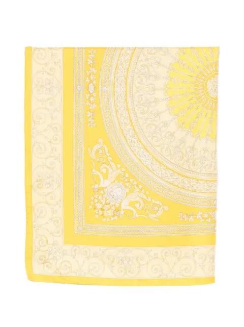 Versace Pre-Owned 1990s baroque-print scarf Yellow VE280BDP
