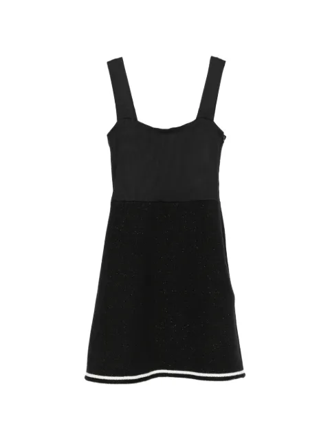 Maje square-neck sleeveless maxi dress Black MFPRO04963