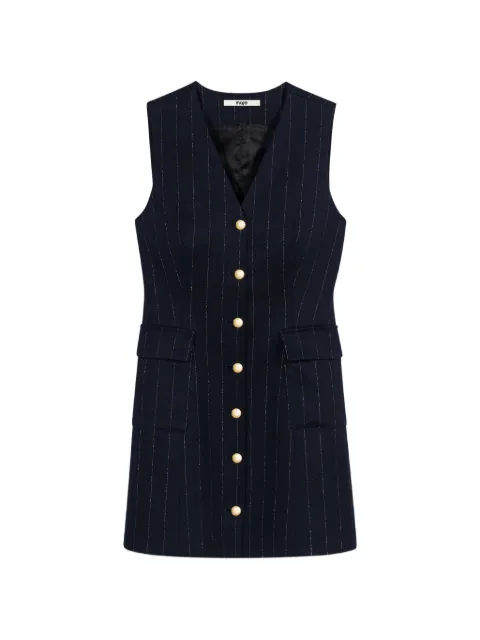 Maje sleeveless tailored lurex dress Blue MFPRO05028