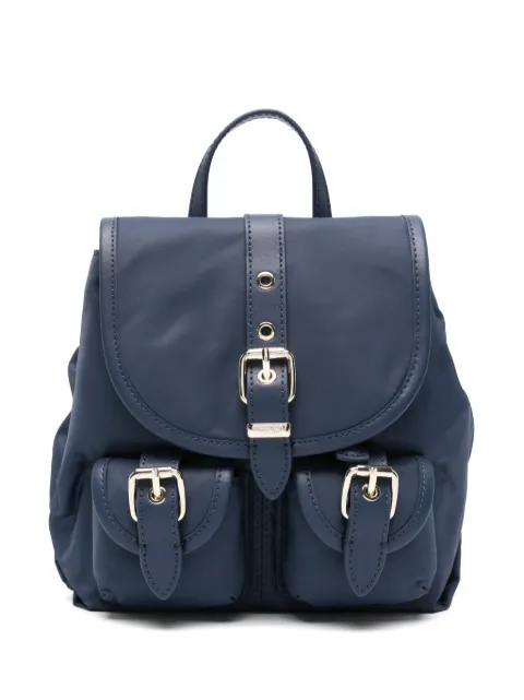 Maje buckle-detail backpack Blue MFASA01450