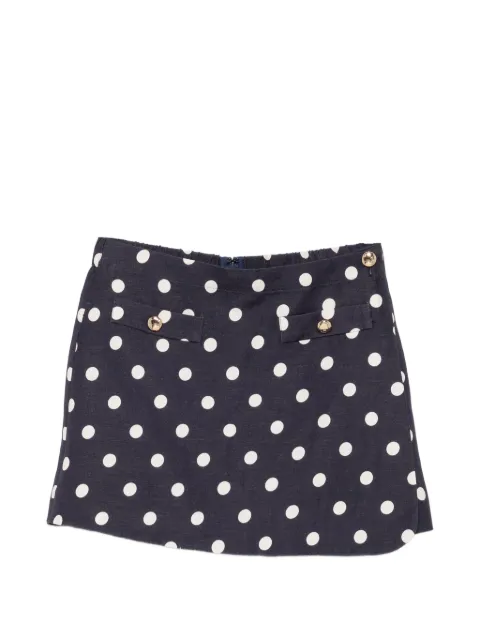 Maje polka-dot skorts Blue MFPSH00775