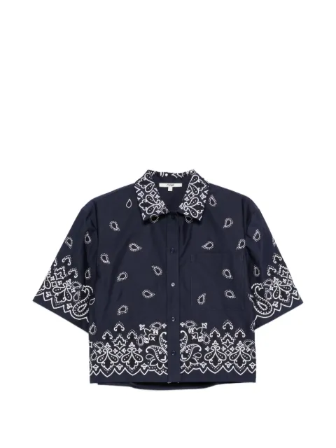Maje short-sleeves shirt Blue MFPCM00781