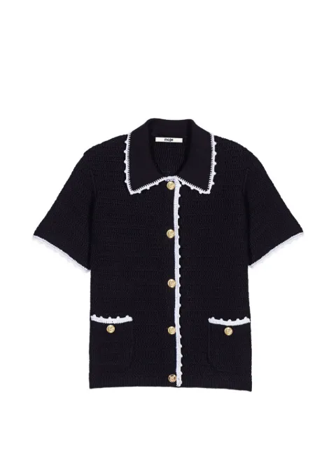 Maje short-sleeve shirt Blue MFPCA00719