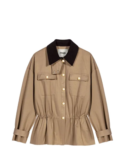 Maje coat with removable lining Neutrals MFPOU01467