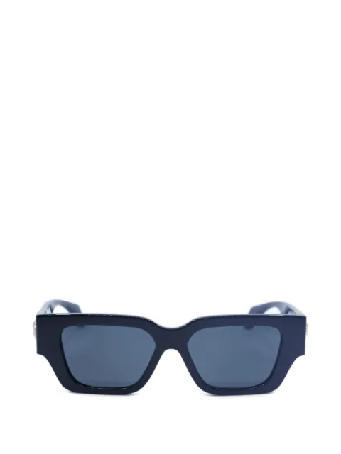 Versace Eyewear medusa-embellishment square-frame sunglasses Blue VE4497U