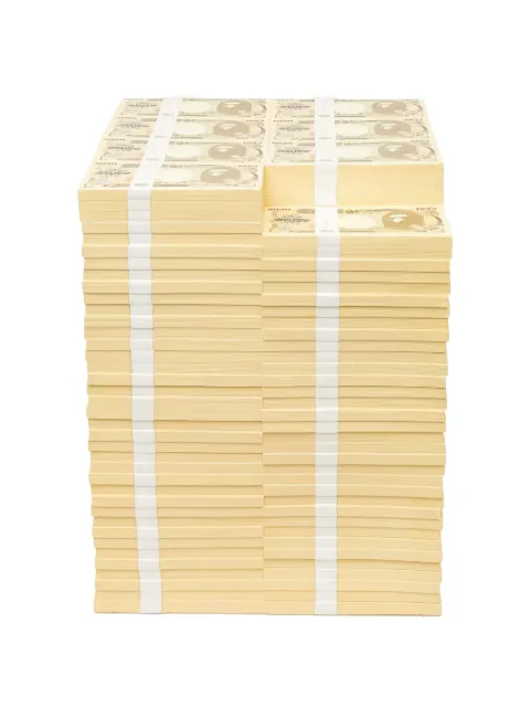 A BATHING APE® X SAINT MXXXXXX banknote-print chair Neutrals SMHR10000C39