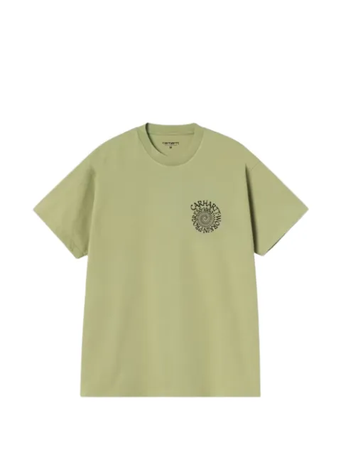 Carhartt WIP spiral-print cotton T-shirt Green I036264