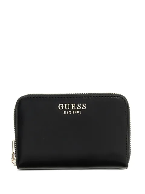 GUESS USA logo-plaque zip-around wallet Black SWVC7459140
