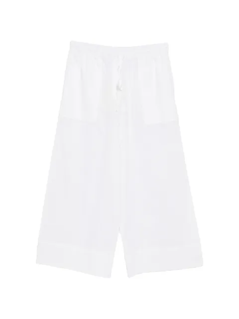 TOTEME drawstring-waist trousers White 253WRB0325FB0458