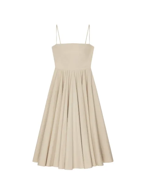 Givenchy pleated midi dress Neutrals BW22VQ1642